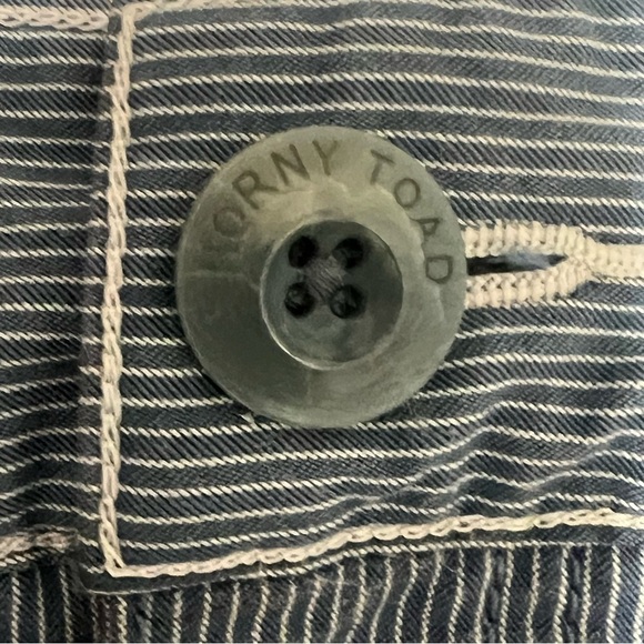 Horny Toad Skirt Skort Women's Size 4 Blue Pinstriped 28" Waist Shorts Athletic - Picture 9 of 16